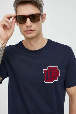 Ανδρικά Μπλουζάκια Βαμβακερό μπλουζάκι United Colors Of Benetton ναυτικό μπλε