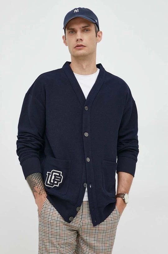Ανδρικά Με φερμουάρ Πλεκτή ζακέτα United Colors Of Benetton ναυτικό μπλε 3 Ανδρικά Με φερμουάρ Πλεκτή ζακέτα United Colors Of Benetton ναυτικό μπλε