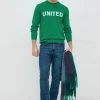 Ανδρικά Χωρίς φερμουάρ Πουλόβερ United Colors Of Benetton πράσινο, -United Colors of Benetton Εκπτώσεις unnamed file 618