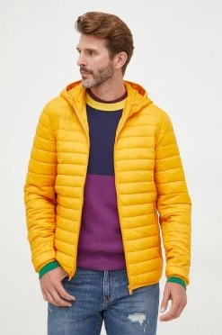 Ανδρικά Κοντά μπουφάν Μπουφάν United Colors Of Benetton κίτρινο,