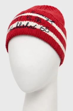 Ανδρικά Σκουφιά Μάλλινο σκουφί United Colors Of Benetton κόκκινο, -United Colors of Benetton Εκπτώσεις unnamed file 671