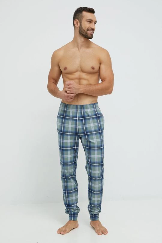 Ανδρικά Πιζάμα Βαμβακερό παντελόνι πιτζάμα United Colors Of Benetton πράσινο 4 Ανδρικά Πιζάμα Βαμβακερό παντελόνι πιτζάμα United Colors Of Benetton πράσινο - Image 2