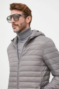 Ανδρικά Κοντά μπουφάν Μπουφάν United Colors Of Benetton γκρι,
