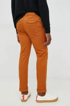 Ανδρικά Υφασμάτινα Παντελόνι United Colors Of Benetton πορτοκαλί -United Colors of Benetton Εκπτώσεις unnamed file 692