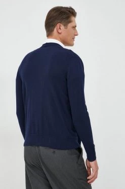 Ανδρικά Με φερμουάρ Βαμβακερή ζακέτα United Colors Of Benetton ναυτικό μπλε -United Colors of Benetton Εκπτώσεις unnamed file 699