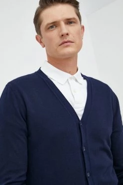 Ανδρικά Με φερμουάρ Βαμβακερή ζακέτα United Colors Of Benetton ναυτικό μπλε -United Colors of Benetton Εκπτώσεις unnamed file 700