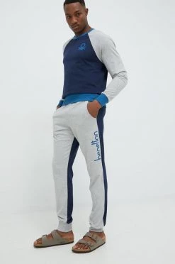 United Colors of Benetton Εκπτώσεις 27 Ανδρικά Πιζάμα Βαμβακερές πιτζάμες United Colors Of Benetton ναυτικό μπλε