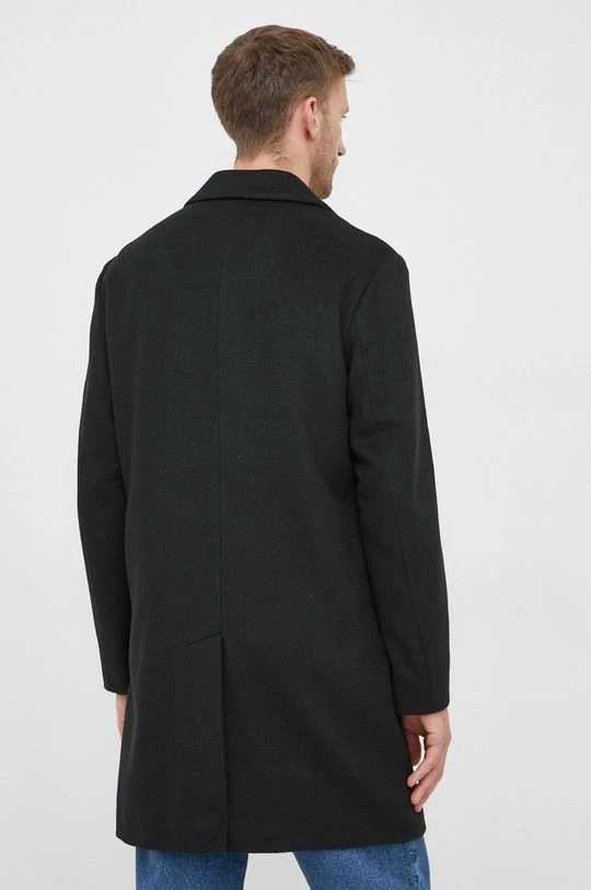 Ανδρικά Παλτά Μάλλινο παλτό United Colors Of Benetton μαύρο, 5 Ανδρικά Παλτά Μάλλινο παλτό United Colors Of Benetton μαύρο, - Image 3
