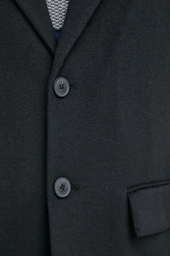 Ανδρικά Παλτά Μάλλινο παλτό United Colors Of Benetton μαύρο, 7 Ανδρικά Παλτά Μάλλινο παλτό United Colors Of Benetton μαύρο, - Image 5