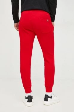 Ανδρικά Παντελόνια φόρμας Βαμβακερό παντελόνι United Colors Of Benetton κόκκινο -United Colors of Benetton Εκπτώσεις unnamed file 743