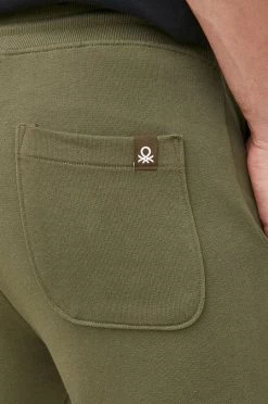 Ανδρικά Παντελόνια φόρμας Βαμβακερό παντελόνι United Colors Of Benetton πράσινο -United Colors of Benetton Εκπτώσεις unnamed file 748