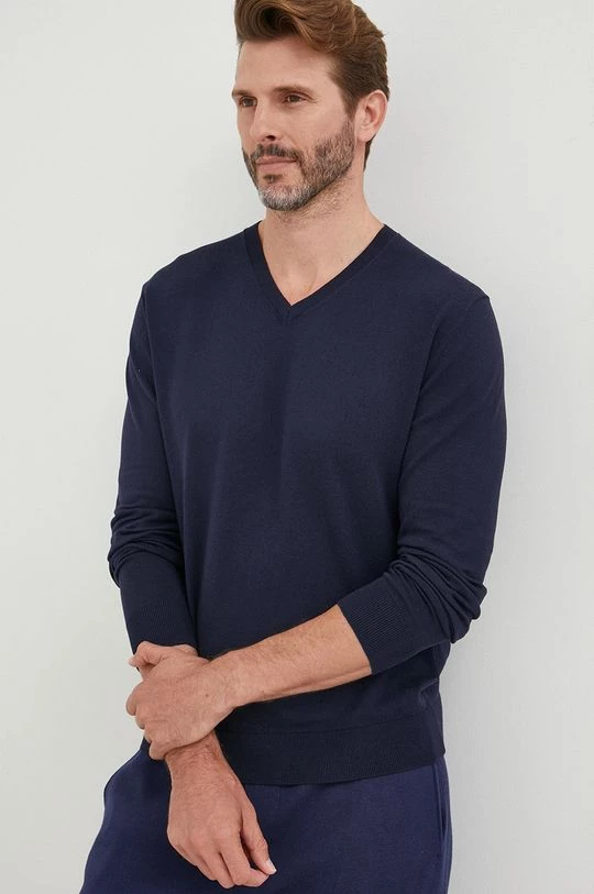 Ανδρικά Χωρίς φερμουάρ Πουλόβερ United Colors Of Benetton ναυτικό μπλε, 3 Ανδρικά Χωρίς φερμουάρ Πουλόβερ United Colors Of Benetton ναυτικό μπλε,