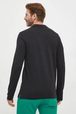 Ανδρικά Μακρυμάνικα Βαμβακερή μπλούζα με μακριά μανίκια United Colors Of Benetton μαύρο -United Colors of Benetton Εκπτώσεις unnamed file 826