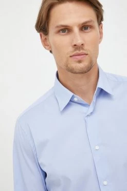 Ανδρικά Πουκάμισα Πουκάμισο United Colors Of Benetton ανοιχτό μπλε