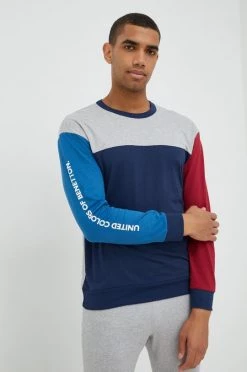 Ανδρικά Πιζάμα Βαμβακερές πιτζάμες United Colors Of Benetton γκρι -United Colors of Benetton Εκπτώσεις unnamed file 872