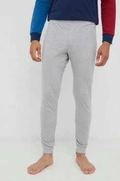 Ανδρικά Πιζάμα Βαμβακερές πιτζάμες United Colors Of Benetton γκρι -United Colors of Benetton Εκπτώσεις unnamed file 873