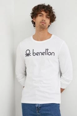 Ανδρικά Μακρυμάνικα Βαμβακερή μπλούζα με μακριά μανίκια United Colors Of Benetton άσπρο 10 Ανδρικά Μακρυμάνικα Βαμβακερή μπλούζα με μακριά μανίκια United Colors Of Benetton άσπρο -United Colors of Benetton Εκπτώσεις unnamed file 884