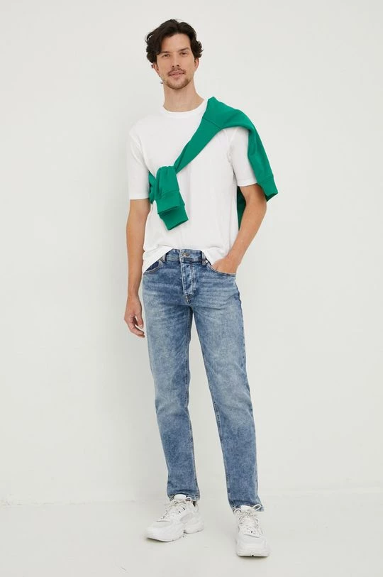 Ανδρικά Slim και Skinny Τζιν παντελονι United Colors Of Benetton μπλε 4 Ανδρικά Slim και Skinny Τζιν παντελονι United Colors Of Benetton μπλε - Image 2