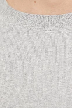 Ανδρικά Χωρίς φερμουάρ Βαμβακερό πουλόβερ United Colors Of Benetton χρώμα: γκρι, -United Colors of Benetton Εκπτώσεις unnamed file 951