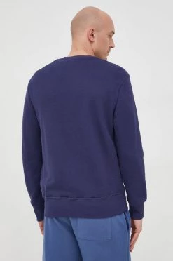 Ανδρικά Χωρίς φερμουάρ Βαμβακερή μπλούζα United Colors Of Benetton ναυτικό μπλε, -United Colors of Benetton Εκπτώσεις unnamed file 981