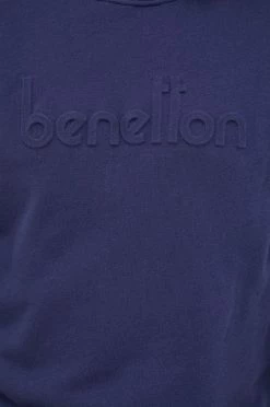 Ανδρικά Χωρίς φερμουάρ Βαμβακερή μπλούζα United Colors Of Benetton ναυτικό μπλε, -United Colors of Benetton Εκπτώσεις unnamed file 983